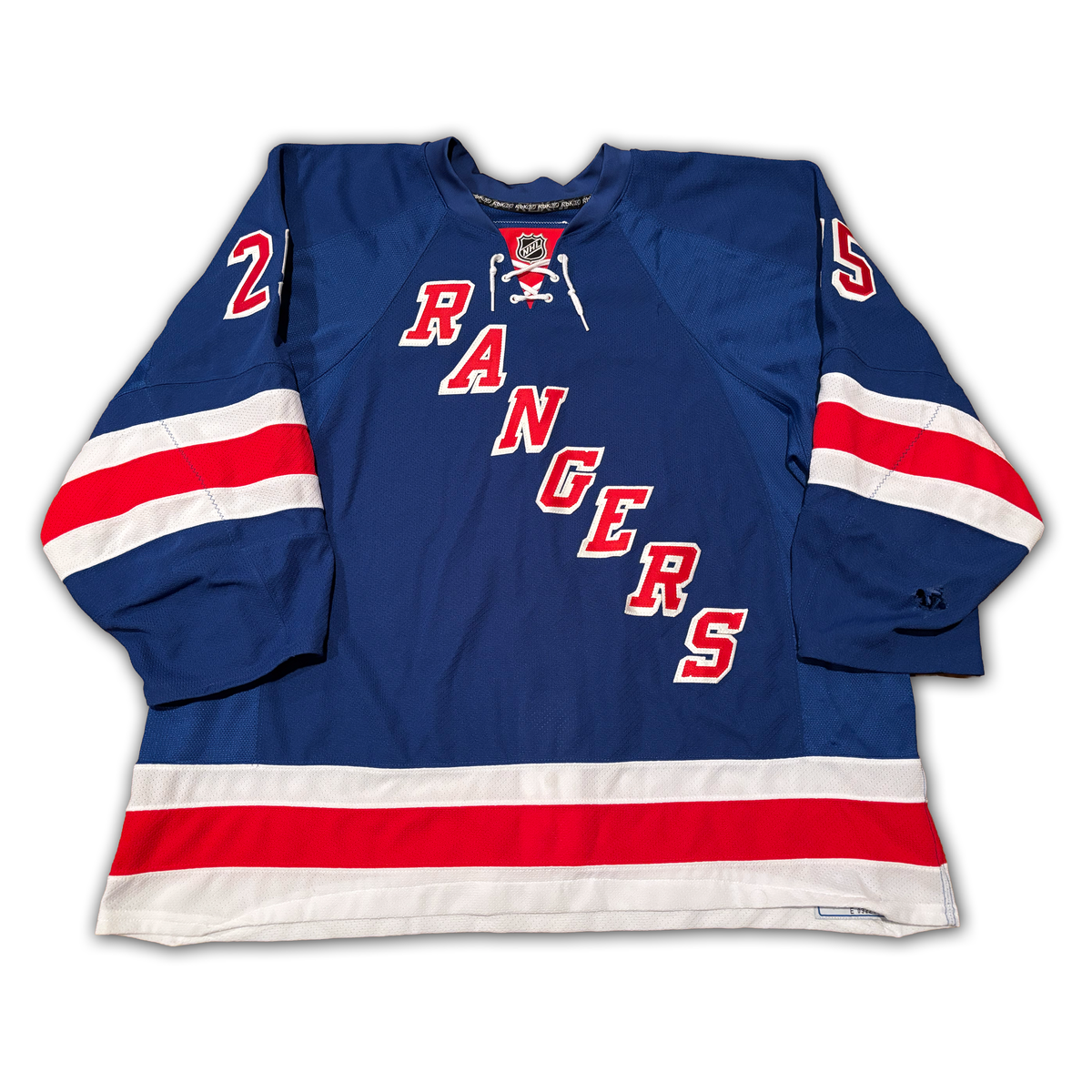 Petr Prucha Game Worn 2007/2008 New York Rangers Jersey
