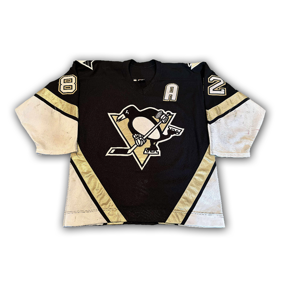 Martin Straka Game Worn 2003/2004 Pittsburgh Penguins Jersey