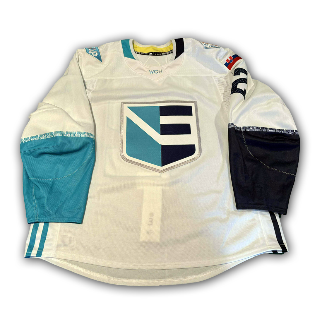 Marian Gaborik Game Worn 2016 WCOH Team Europe Jersey