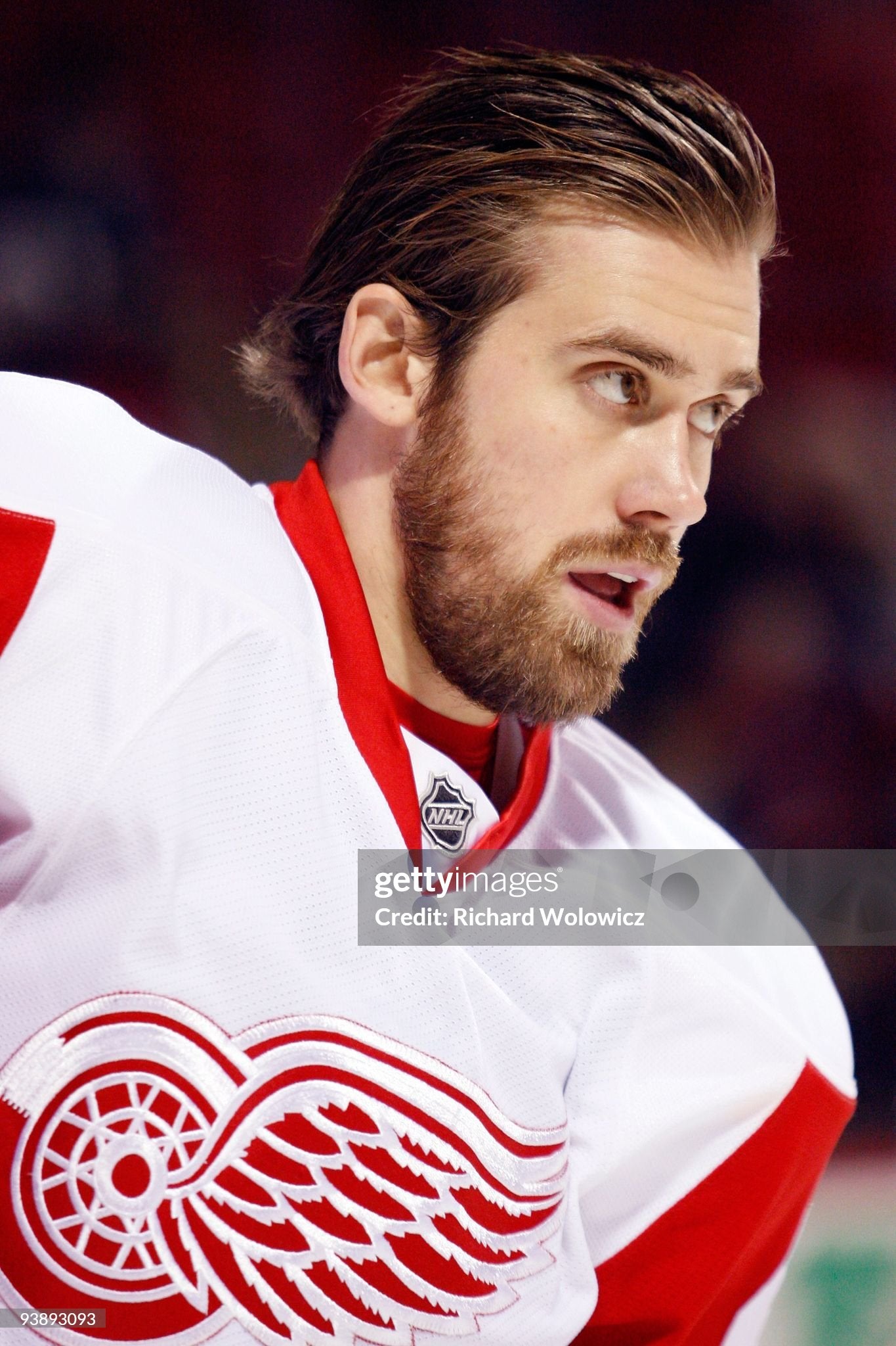 Henrik Zetterberg Game Worn 2009/2010 Detroit Red Wings Jersey