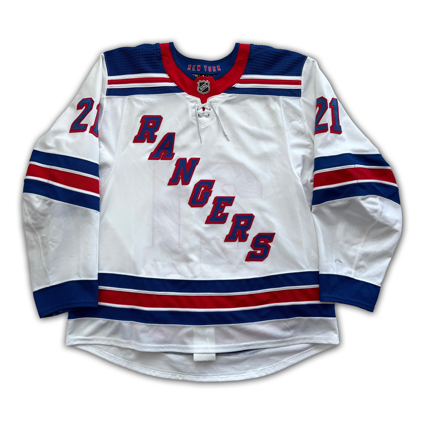 Brett Howden Game Worn 2018/2019 New York Rangers Jersey