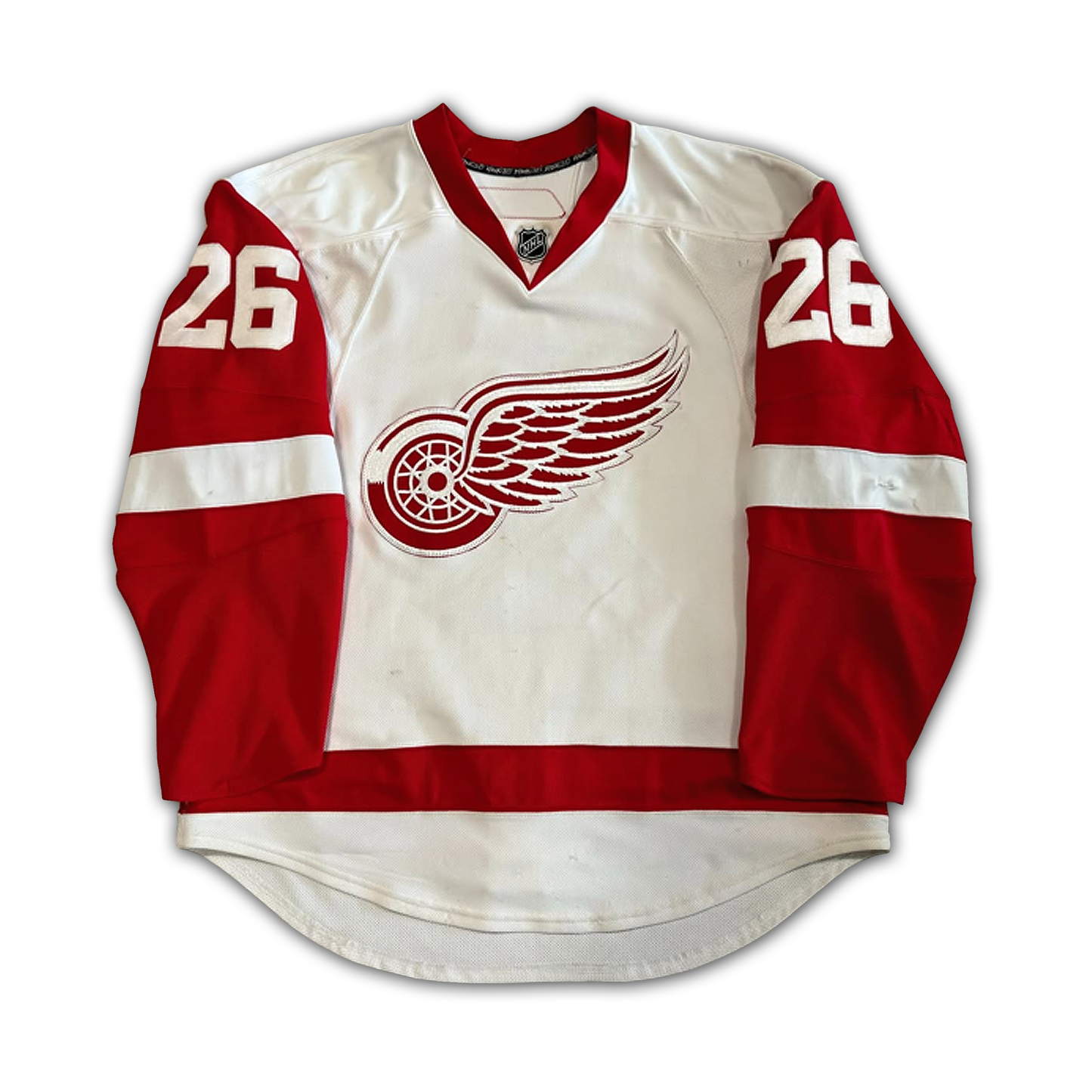Jiri Hudler Game Worn 2007/2008 Detroit Red Wings Jersey