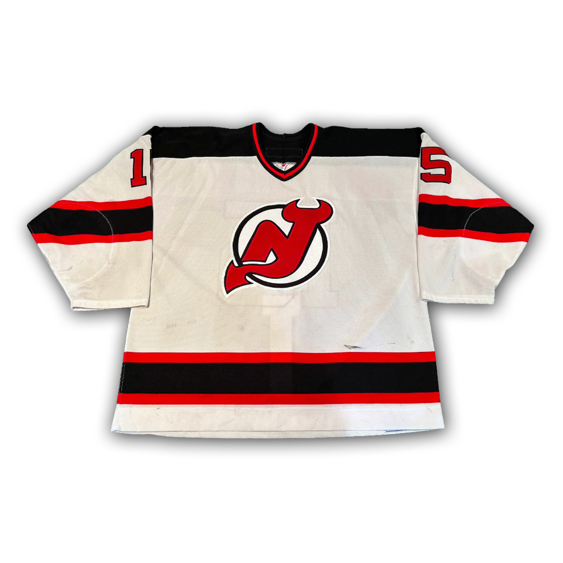 Jamie Langenbrunner Game Worn 2003/2004 New Jersey Devils Preseason Jersey