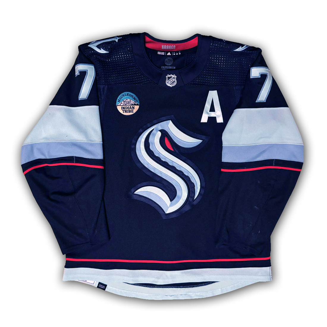 Jordan Eberle Game Worn 2023/2024 Seattle Kraken Jersey