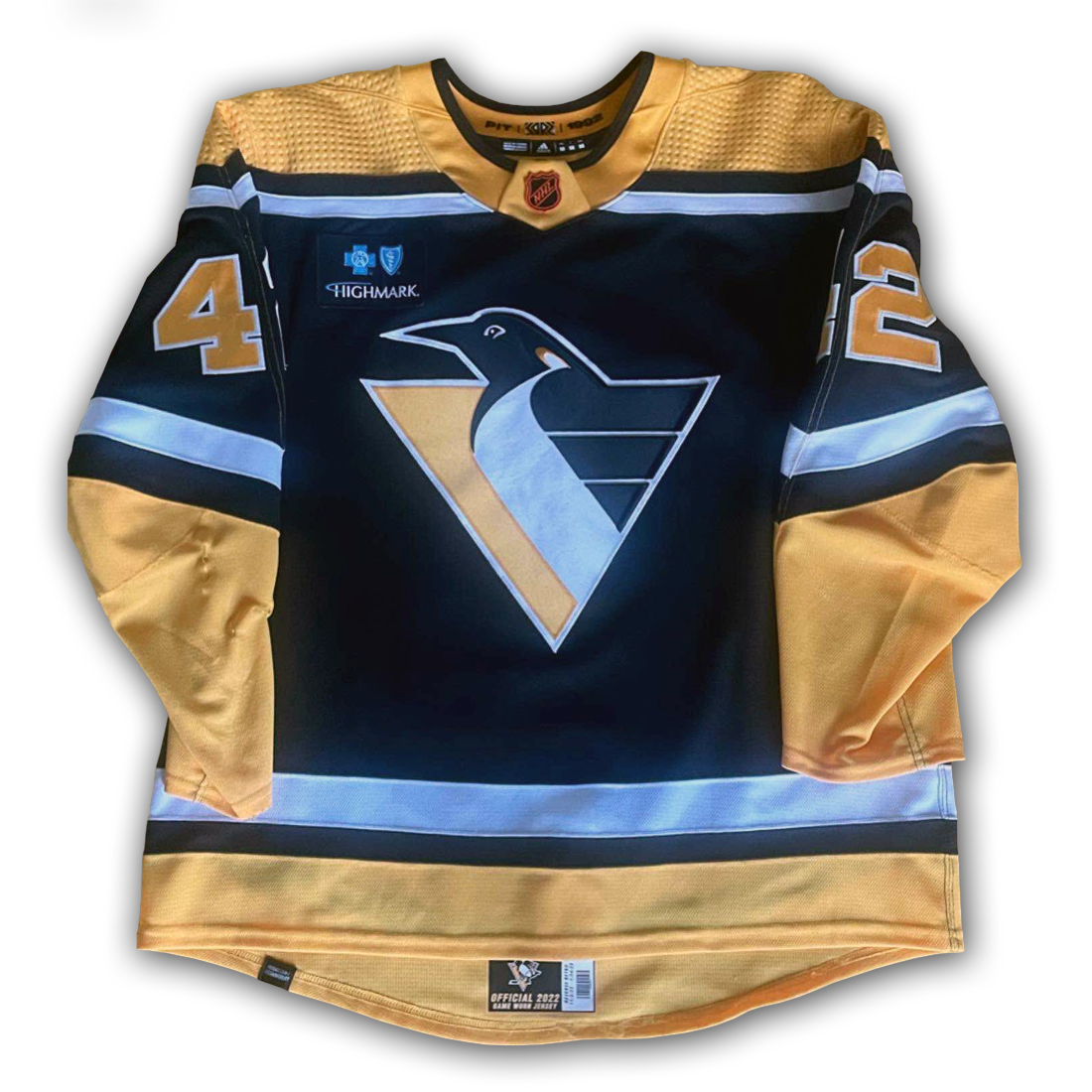 Kasperi Kapanen Game Worn 22/23 Pittsburgh Penguins RR 2.0 Jersey