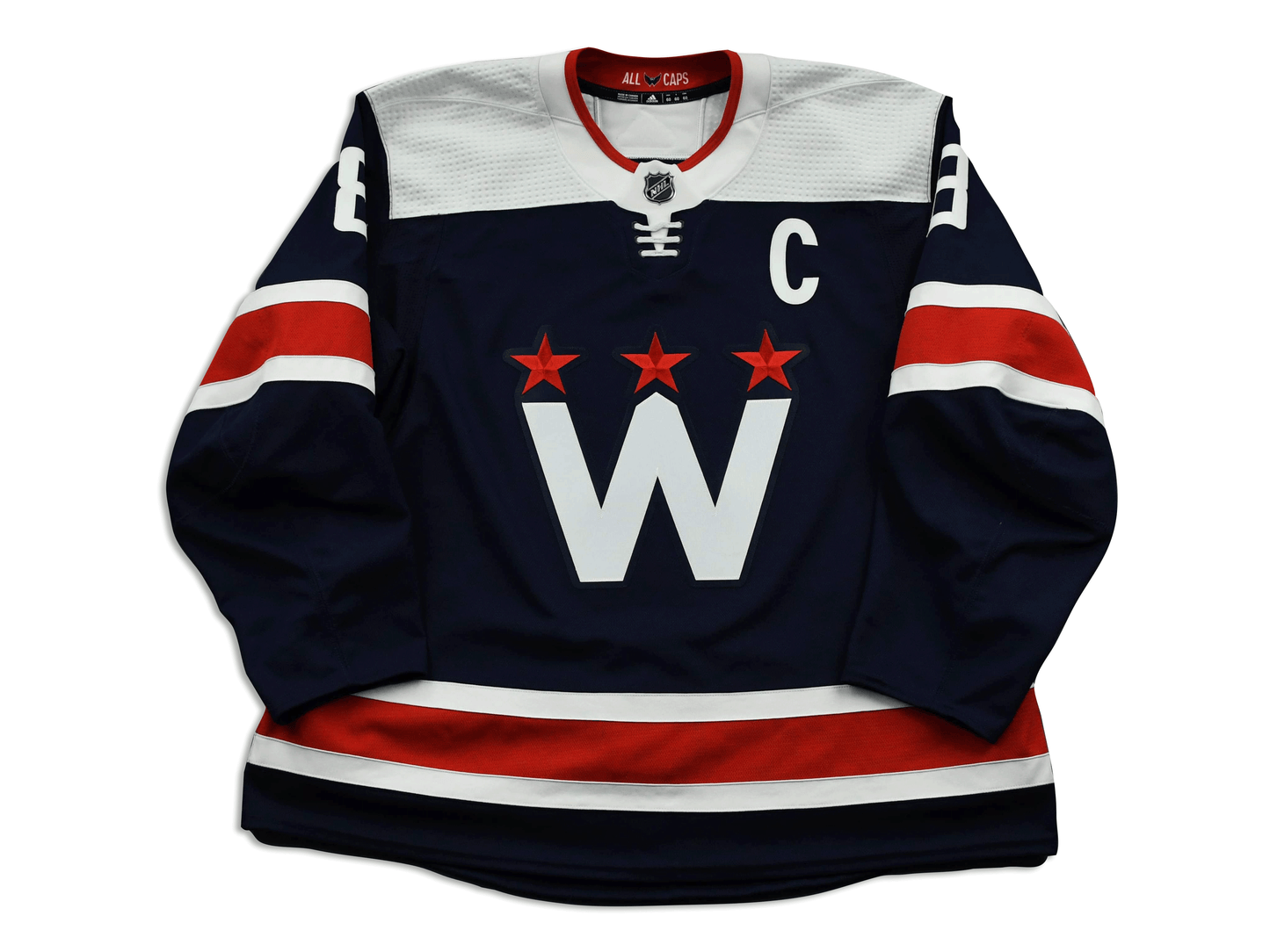 Alexander Ovechkin Game Worn 2020/2021 Washington Capitals Jersey