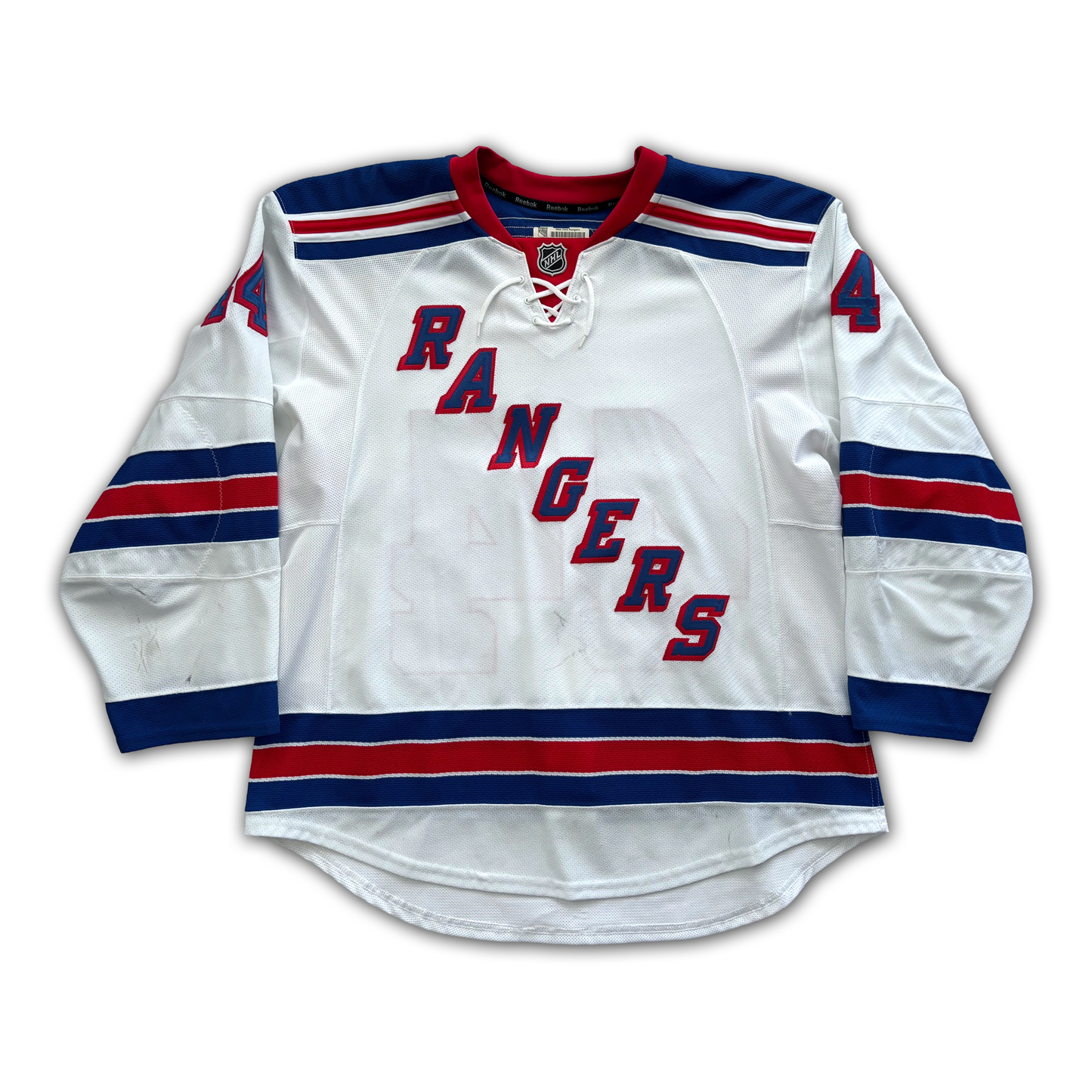 Steve Eminger Game Worn 2012/2013 New York Rangers Jersey