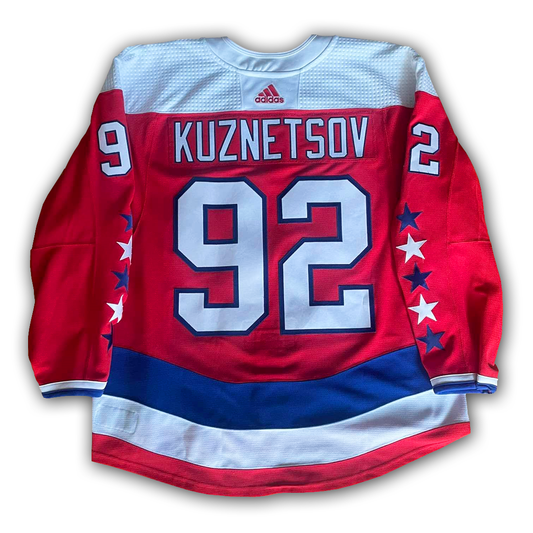 Evgeny Kuznetsov Game Worn 2019/2020 Washington Capitals Jersey