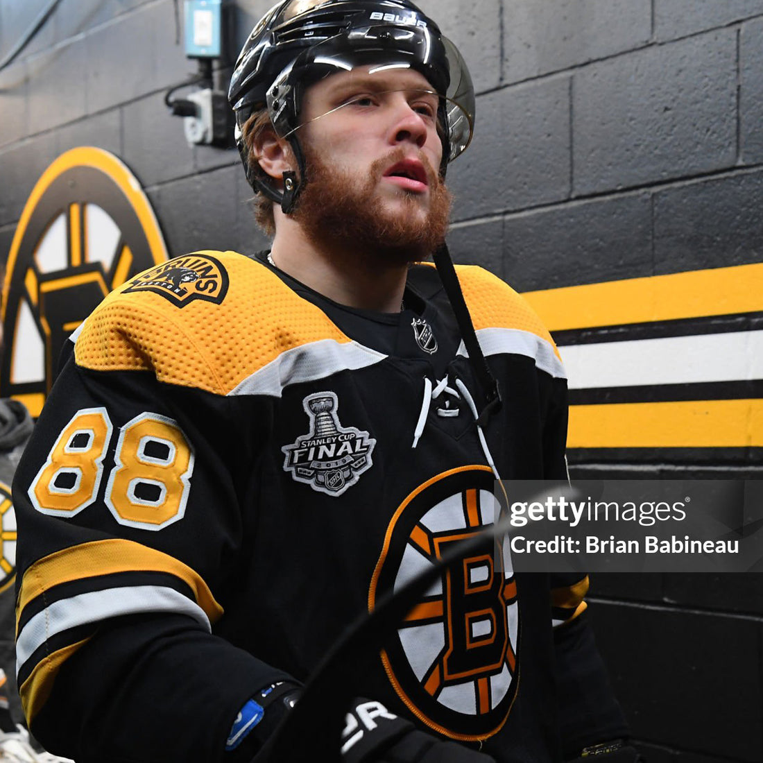 David Pastrnak Game Worn 2019 Stanley Cup Finals Boston Bruins Jersey