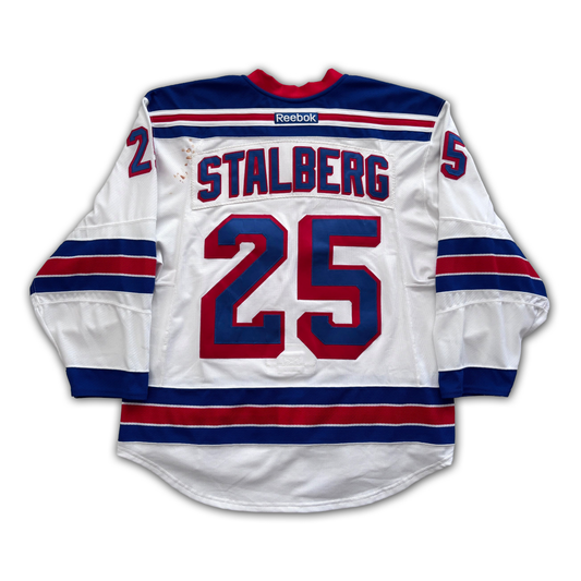 Viktor Stalberg Game Worn 2015/2016 New York Rangers Jersey