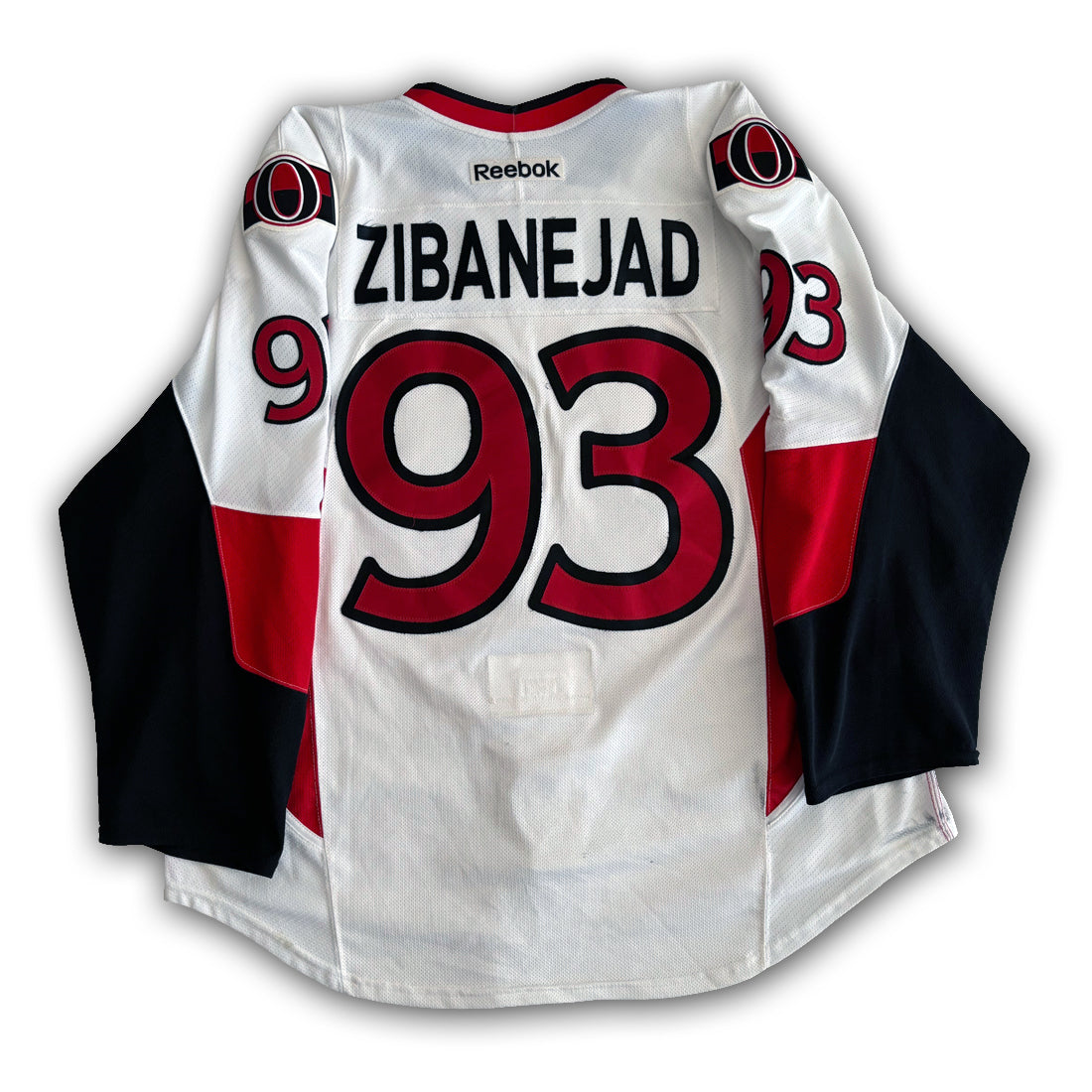 Mika Zibanejad Game Worn 2015/2016 Ottawa Senators Jersey