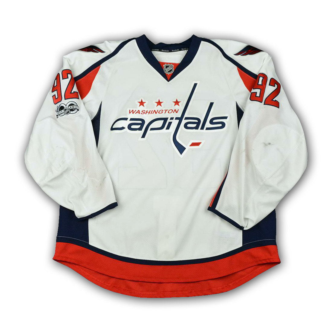 Evgeny Kuznetsov Game Worn 2016/2017 Washington Capitals Jersey