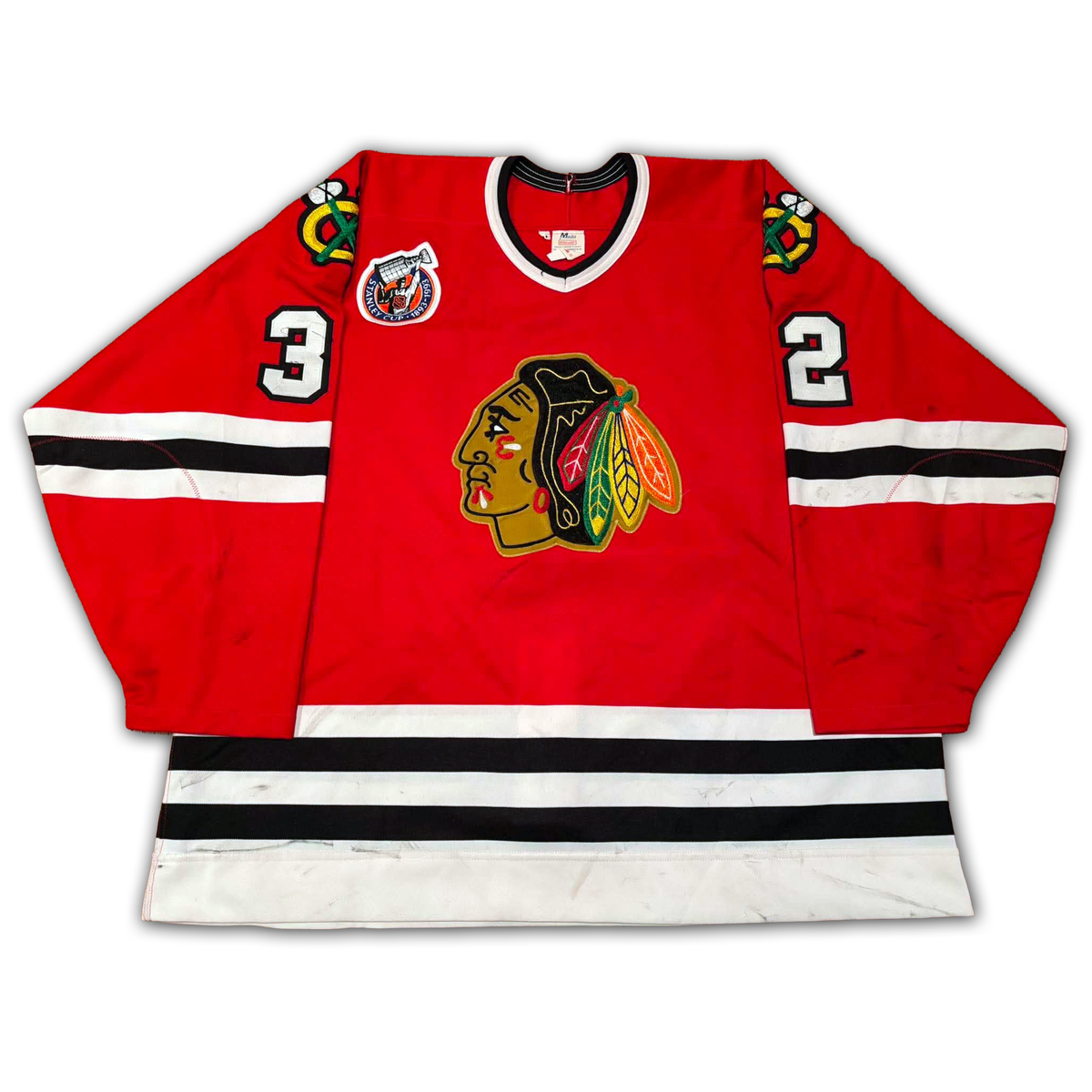 Stephane Matteau Game Worn 1992/1993 Chicago Blackhawks Jersey