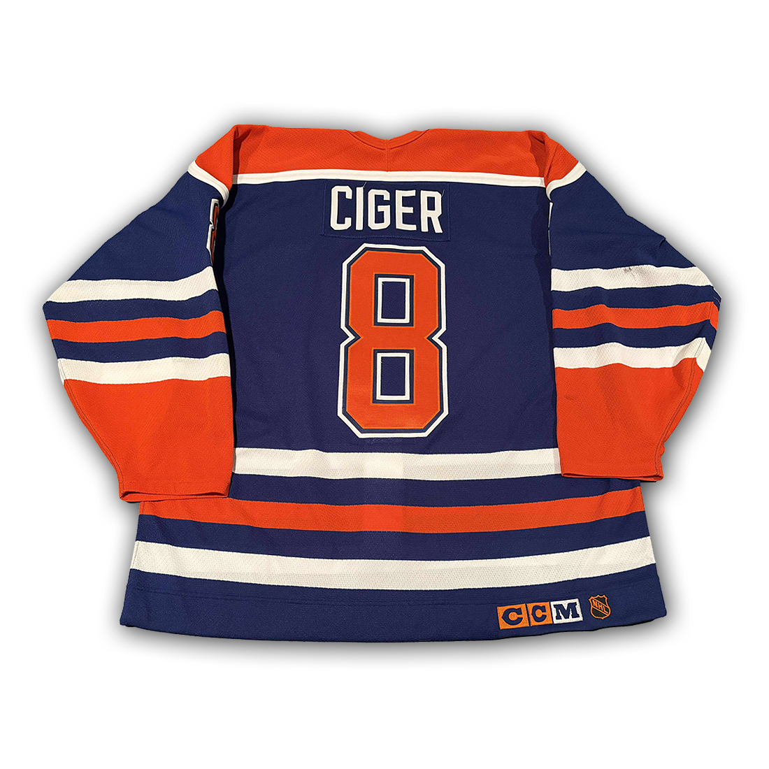 Zdeno Ciger Game Worn 1994/1995 Edmonton Oilers Jersey