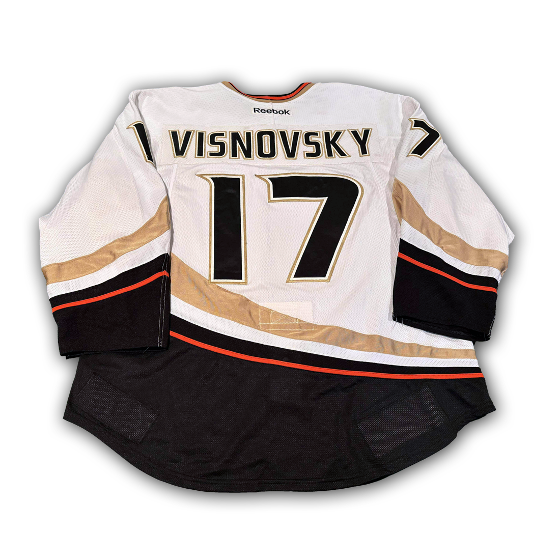 Lubomir Visnovsky Game Worn 2011/2012 Anaheim Ducks Jersey