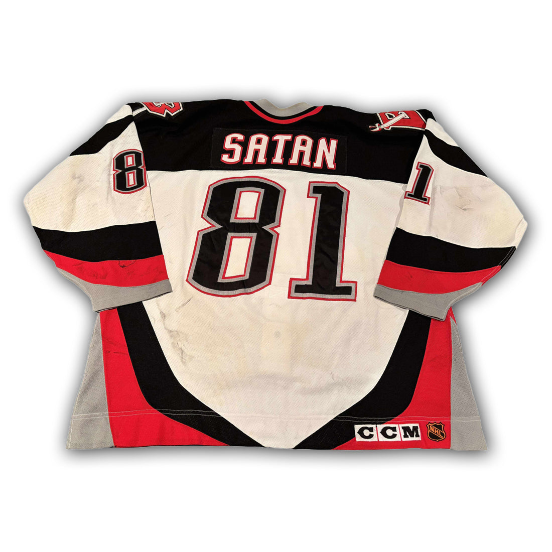 Miroslav Satan Game Worn 1997/1998 Buffalo Sabres Jersey