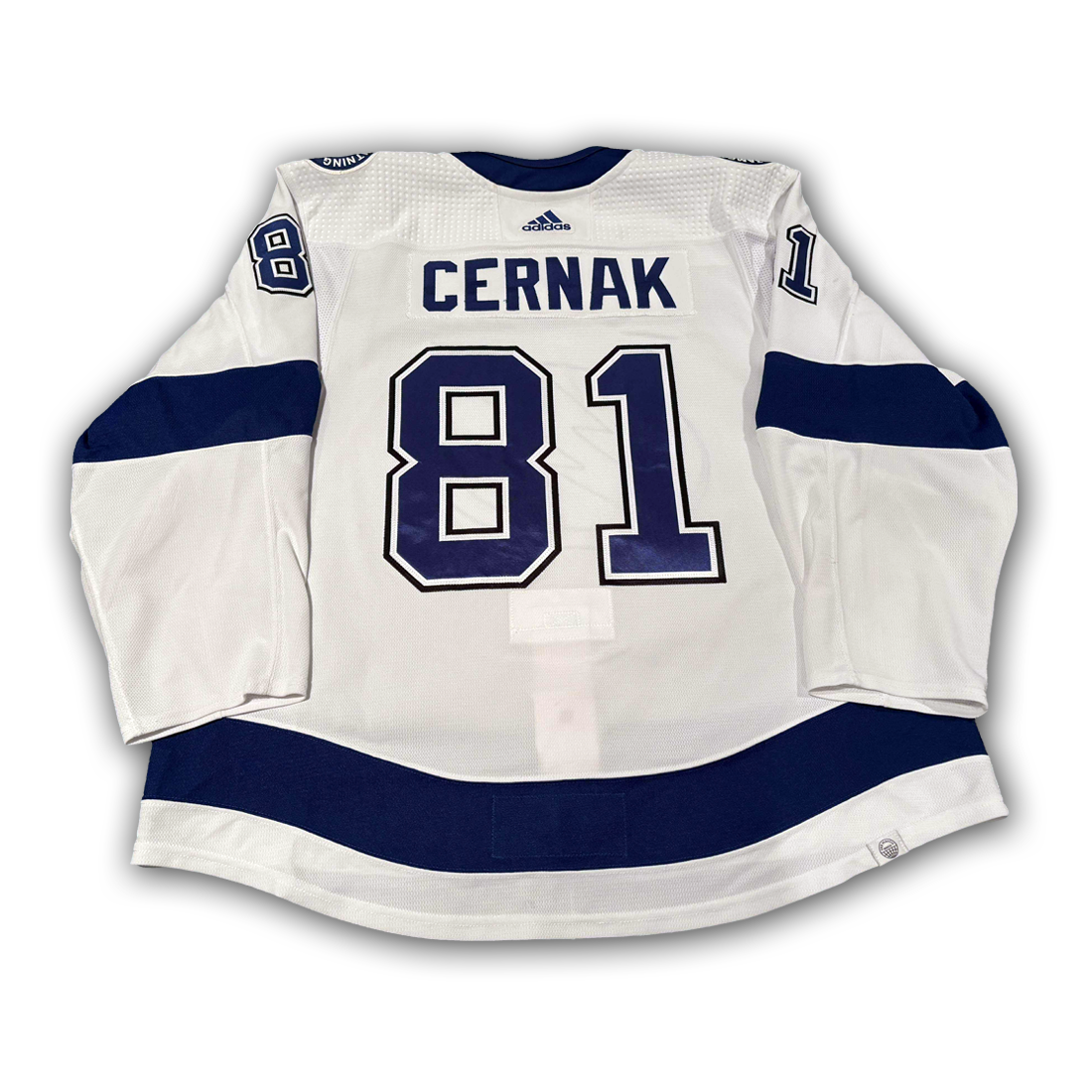 Erik Cernak Game Worn 2022/2023 Tampa Bay Lightning Jersey