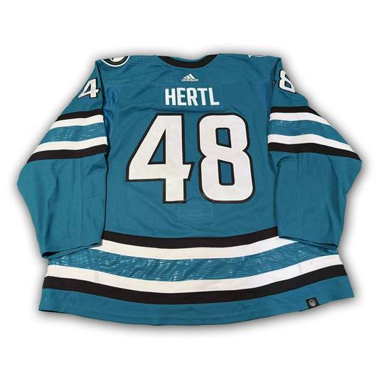 Tomas Hertl Game Worn 2022/2023 San Jose Sharks Jersey