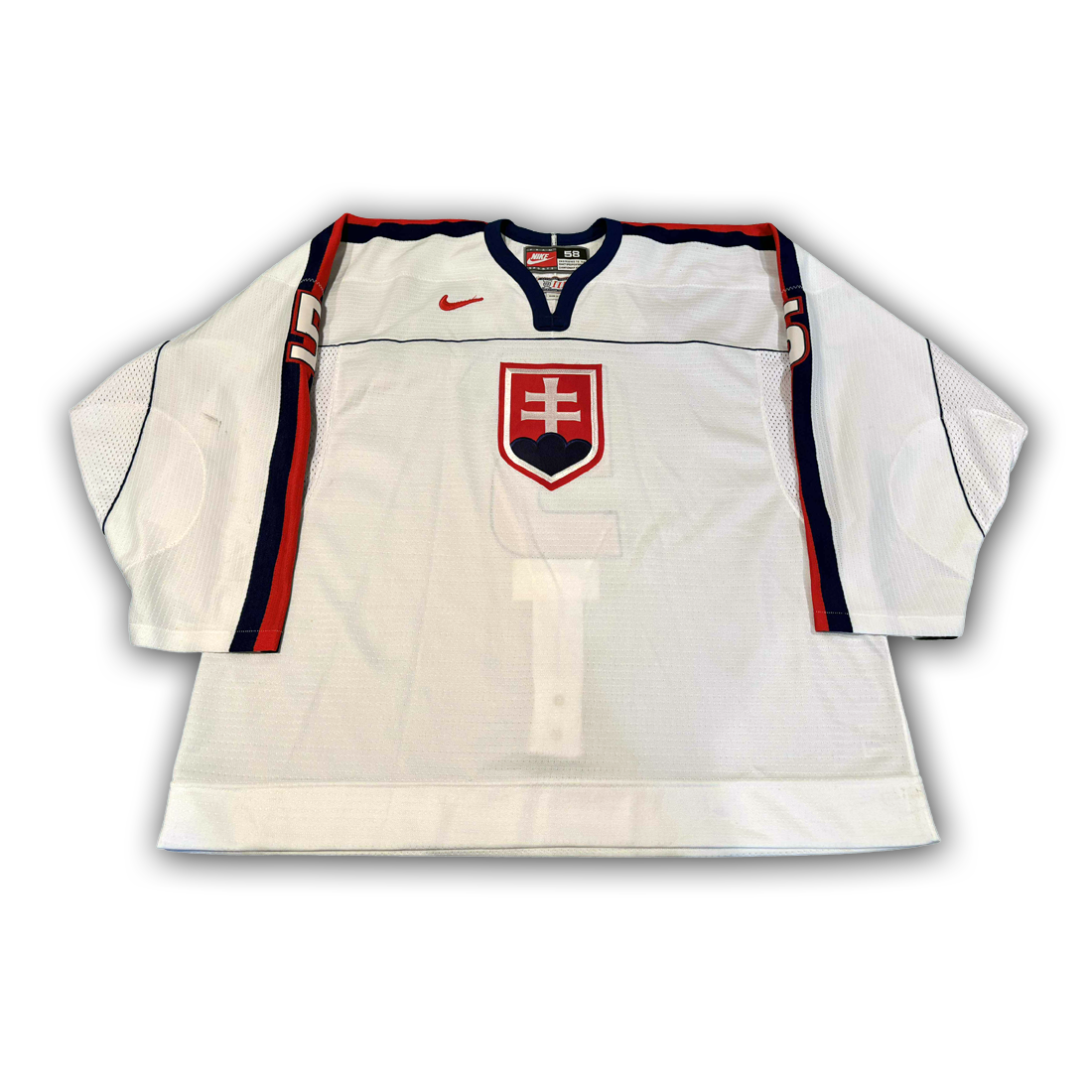 Jaroslav Obsut Game Worn 2002 Olympics Team Slovakia Jersey