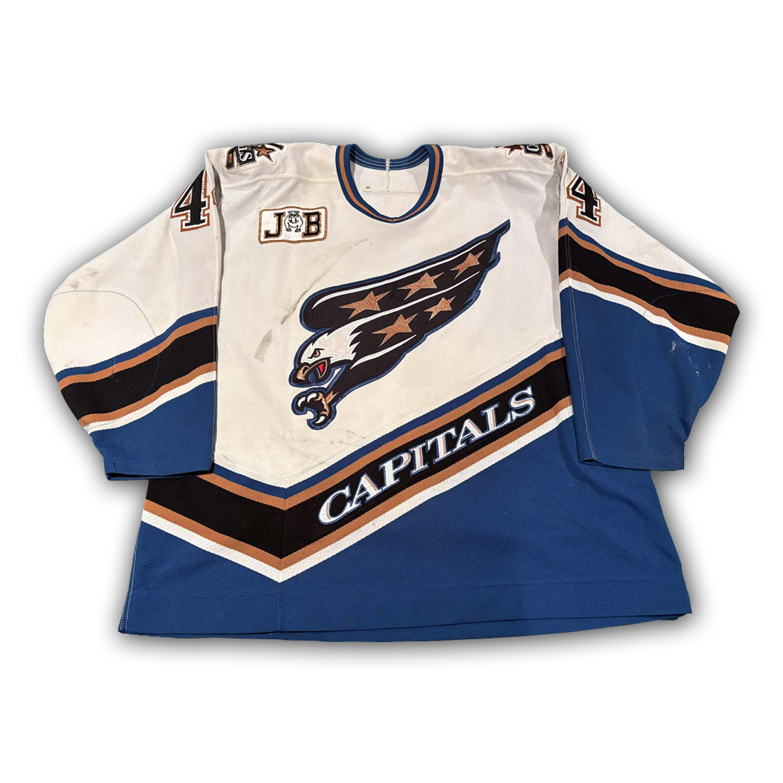 Richard Zednik Game Worn 1996/1997 Washington Capitals Jersey