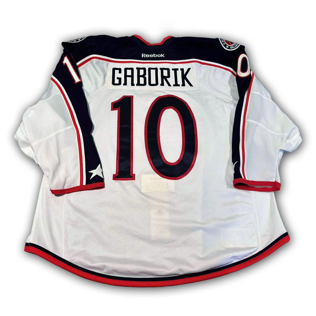 Marian Gaborik Game Worn 2013/2014 Columbus Blue Jackets Jersey