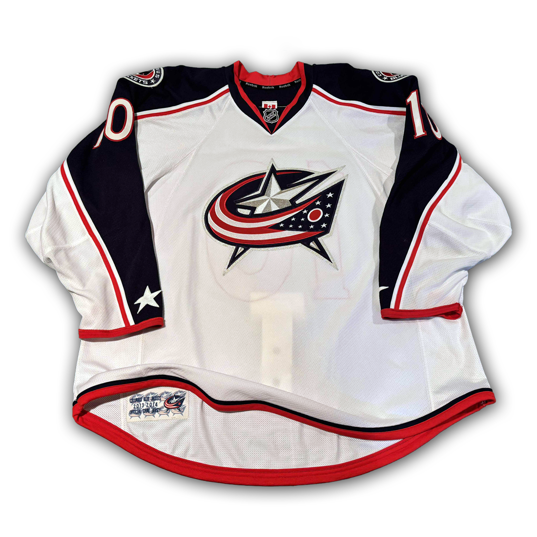 Marian Gaborik Game Worn 2013/2014 Columbus Blue Jackets Jersey