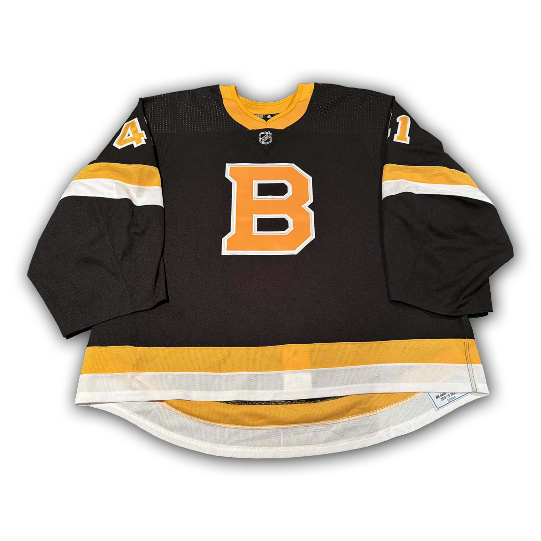 Jaroslav Halak Game Worn 2019/2020 Boston Bruins Jersey