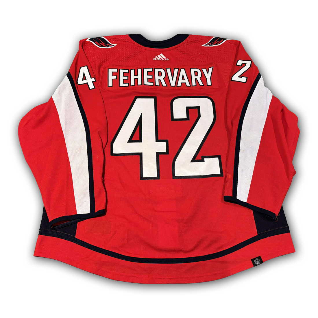 Martin Fehevary Game Worn 2021/2022 Washington Capitals Jersey