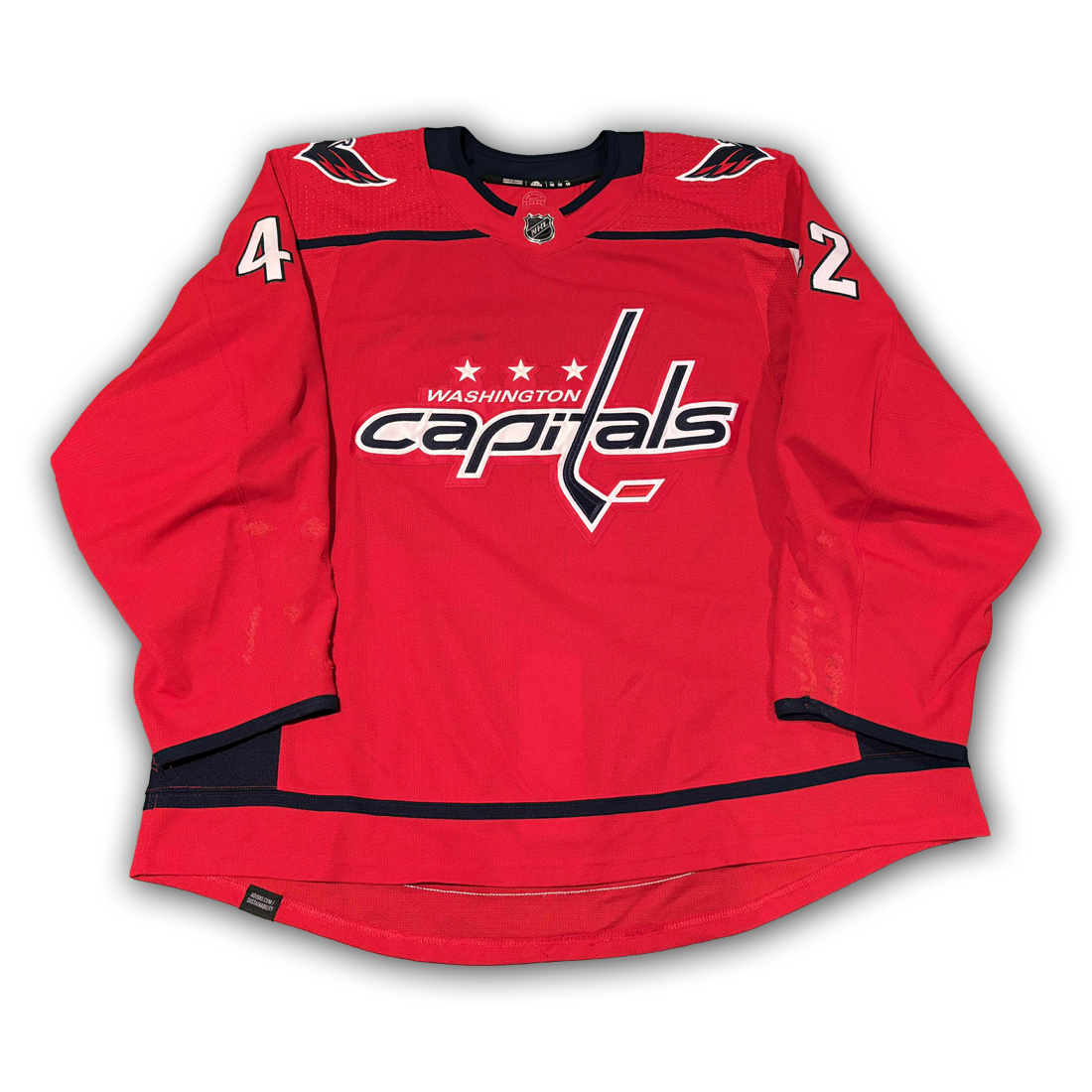 Martin Fehevary Game Worn 2021/2022 Washington Capitals Jersey