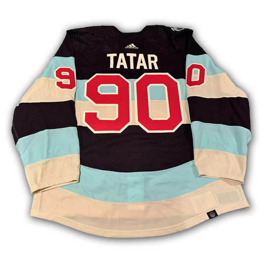Tomas Tatar Game Worn 2023/2024 Seattle Kraken Winter Classic Photoshoot Jersey