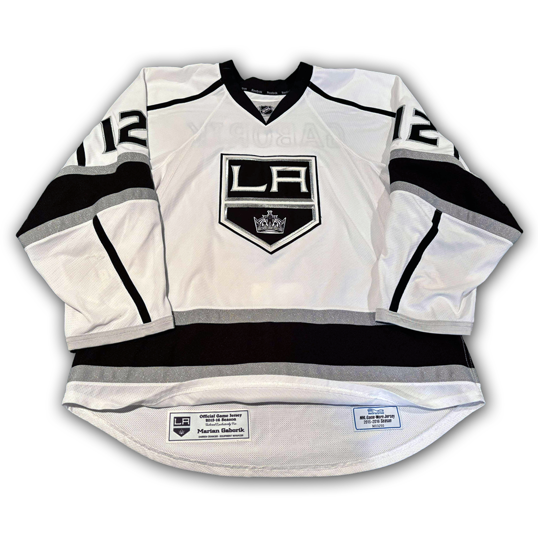 Marian Gaborik Game Worn 2015/2016 Los Angeles Kings Jersey