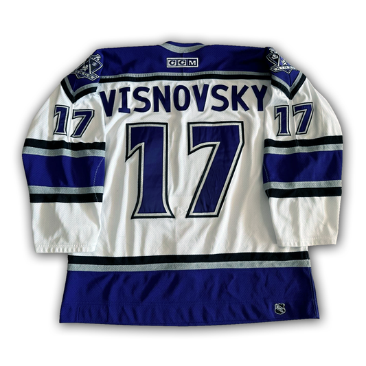 Lubomir Visnovsky Game Worn 2002/2003 Los Angeles Kings Jersey