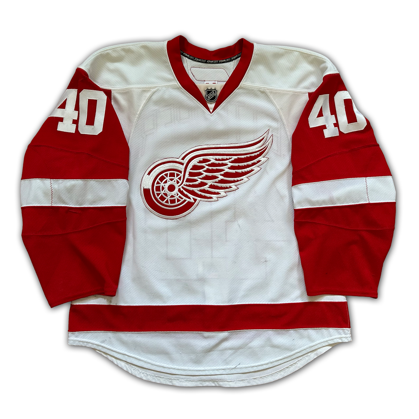 Henrik Zetterberg Game Worn 2009/2010 Detroit Red Wings Jersey