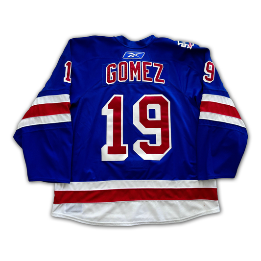 Scott Gomez Game Worn 2008/2009 New York Rangers Jersey
