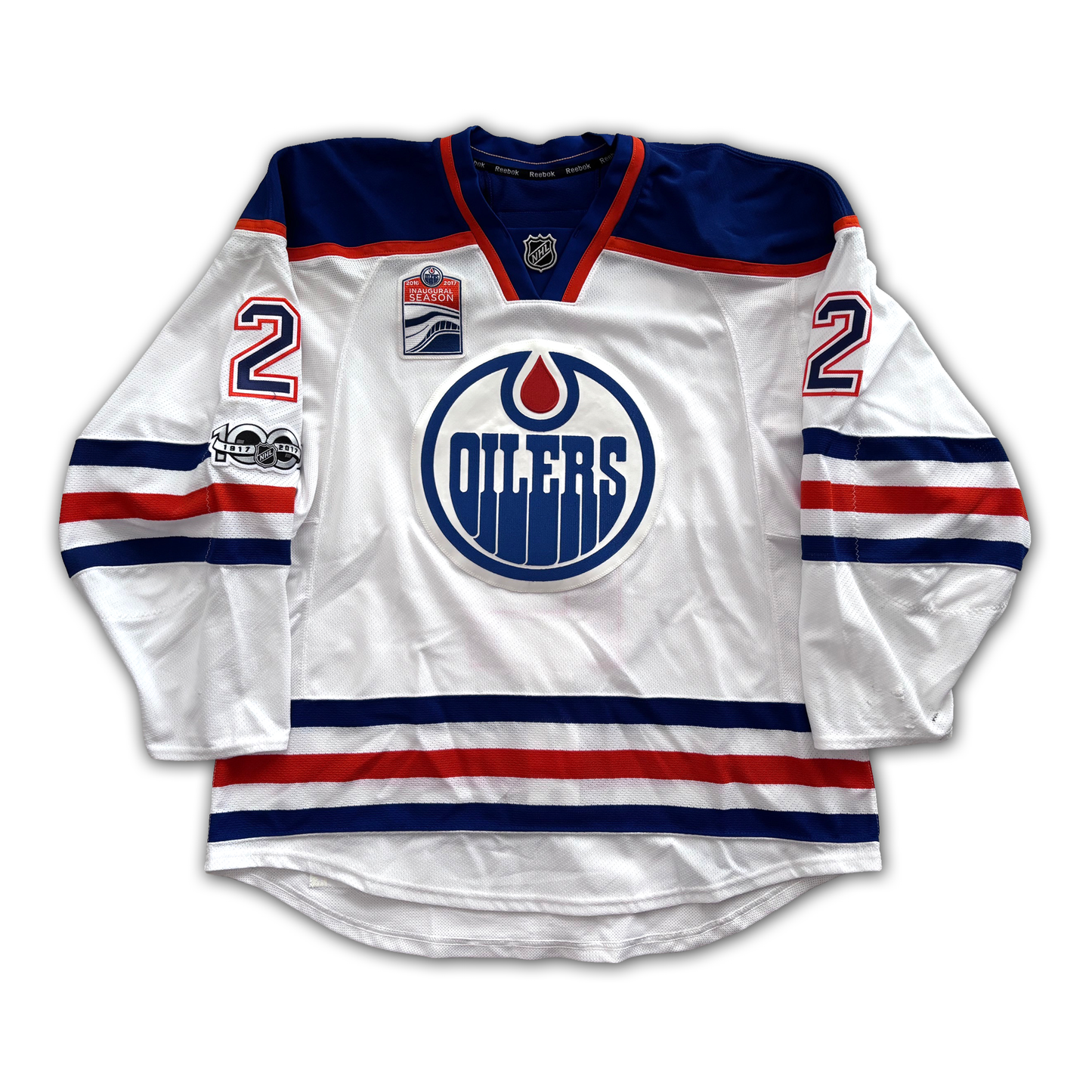 Andrej Sekera Game Worn 2016/2017 Edmonton Oilers Jersey