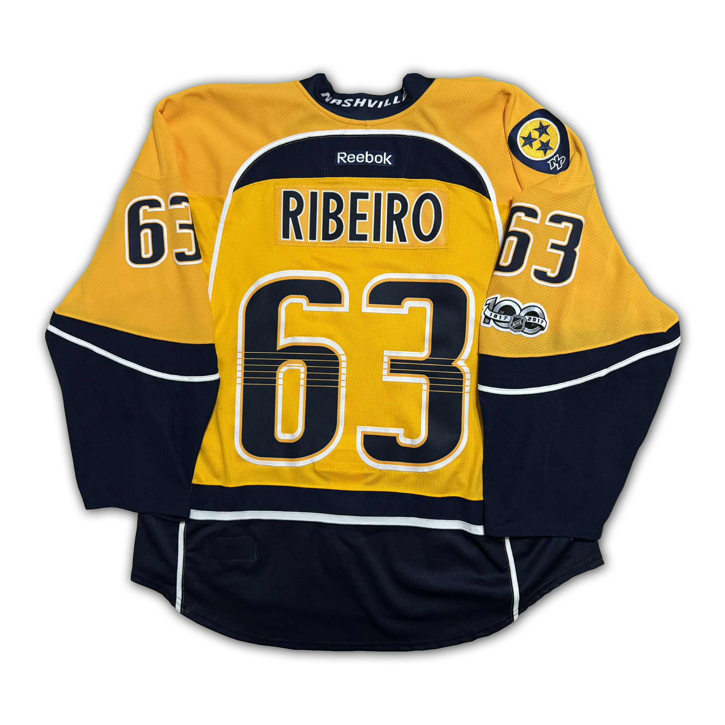 Mike Ribiero Game Worn 2016/2017 Nashville Predators Jersey