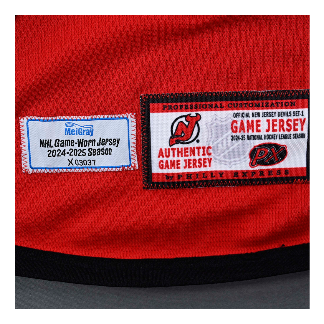 Tomas Tatar Game Worn 2024/2025 New Jersey Devils Jersey