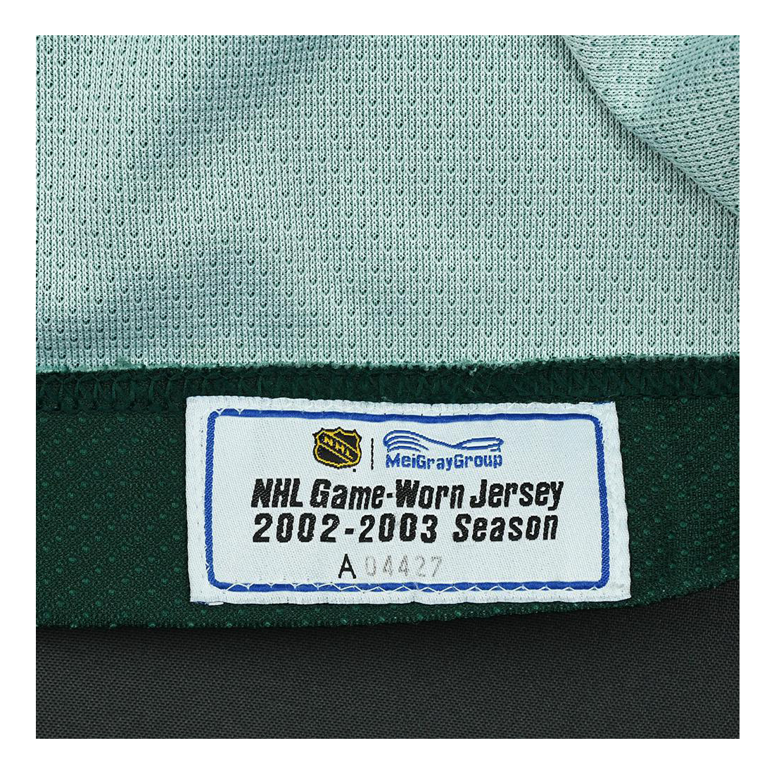 Ulf Dahlen Game Worn 2002/2003 Dallas Stars Jersey