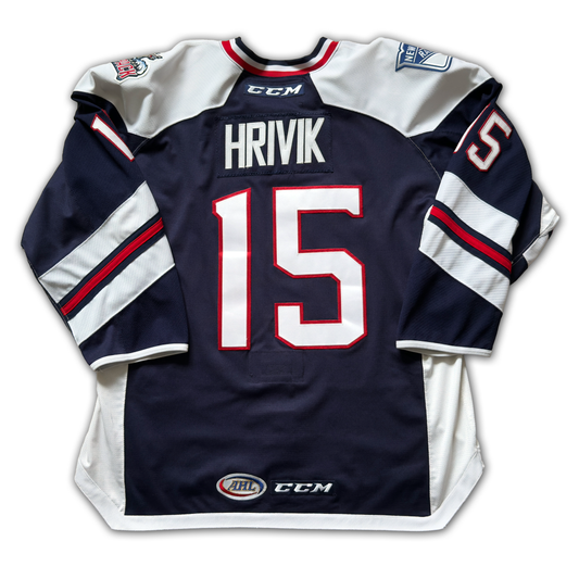 Marek Hrivik Game Worn 2016/2017 Hartford Wolfpack Jersey
