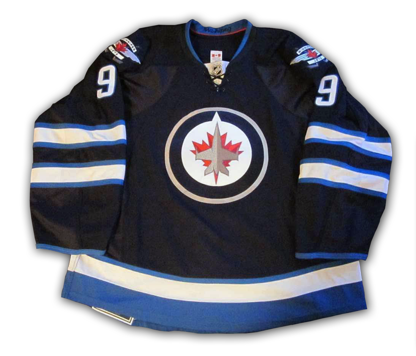 Evander Kane Game Worn 2014/2015 Winnipeg Jets Jersey