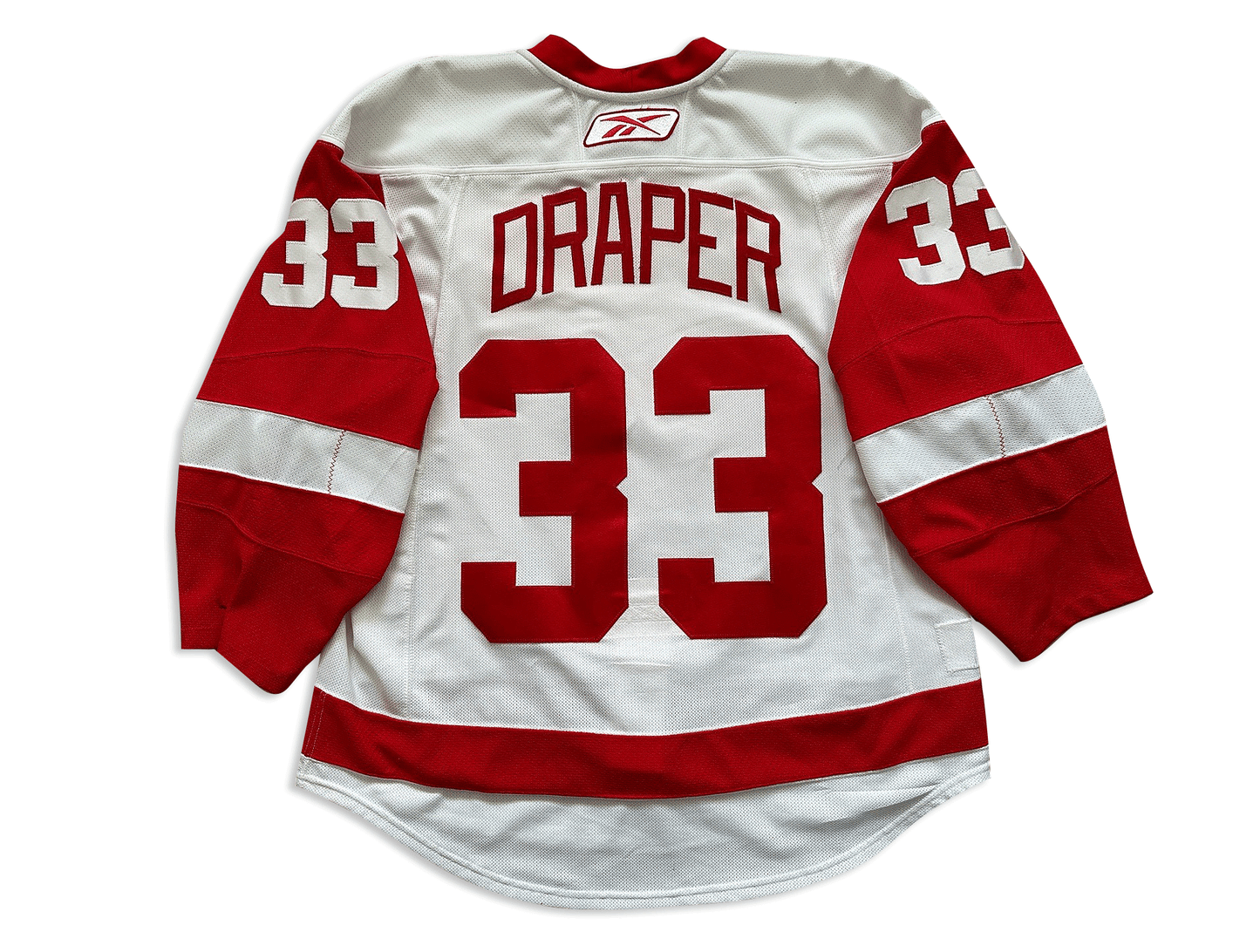 Kris Draper Game Worn 2009/2010 Detroit Red Wings Jersey