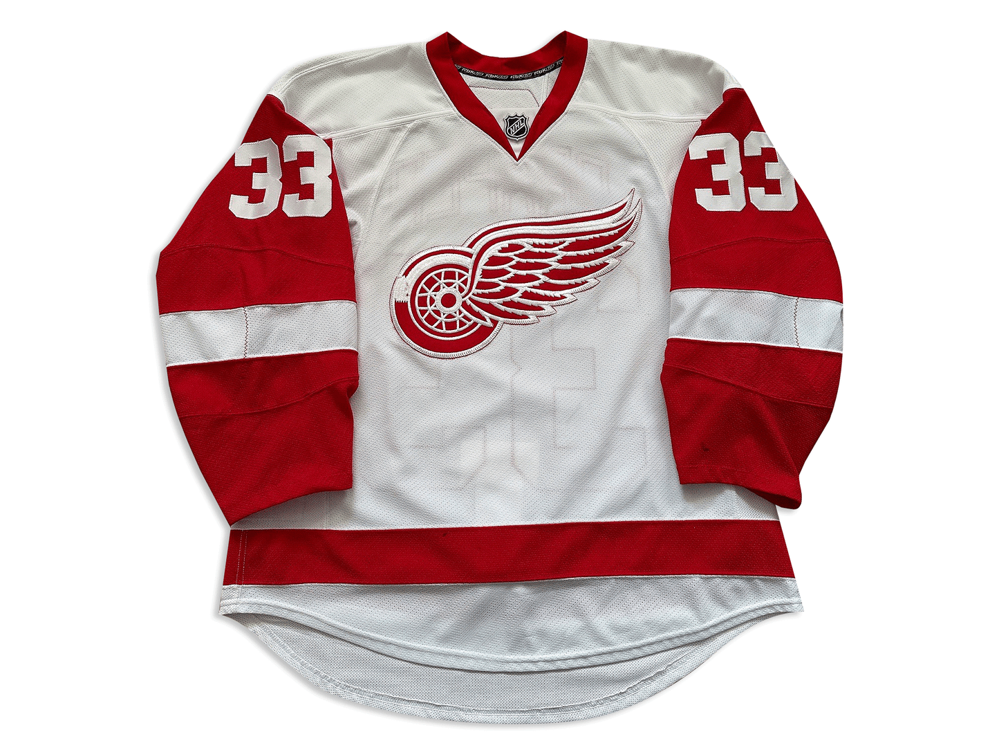 Kris Draper Game Worn 2009/2010 Detroit Red Wings Jersey