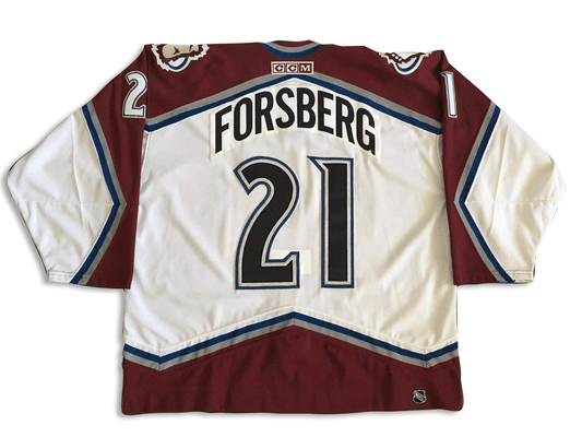 Peter Forsberg Team Issued & Team Signed 2003/2004 Colorado Avalanche Jersey