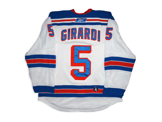 Dan Girardi 2009/2010 Game Worn New York Rangers Jersey