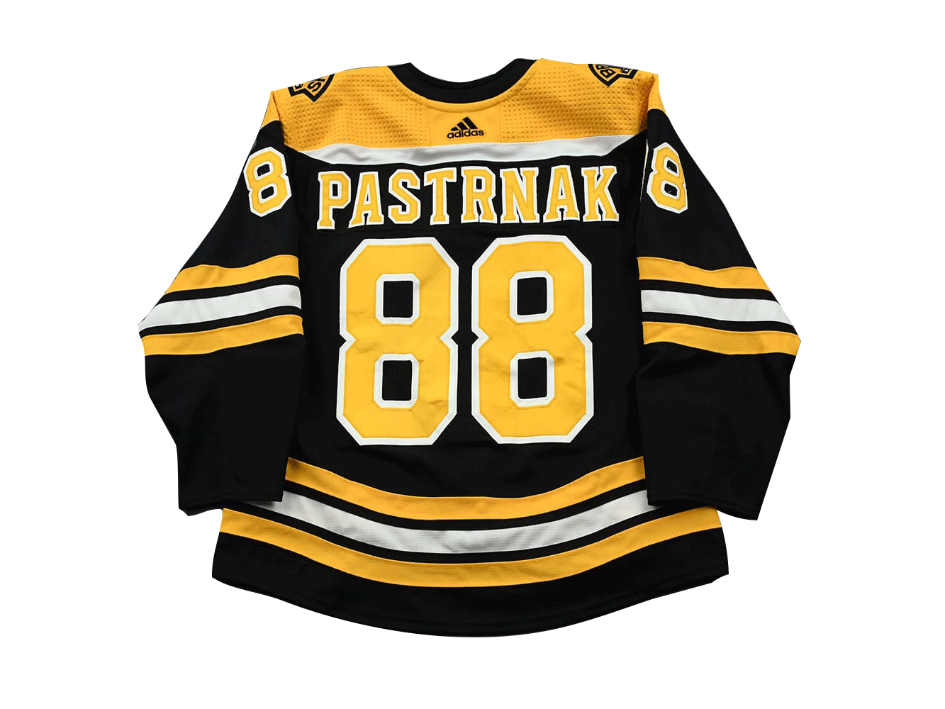 David Pastrnak Game Worn 2019 Stanley Cup Finals Boston Bruins Jersey