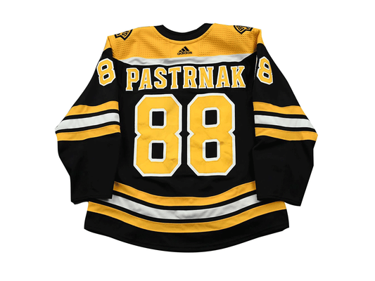 David Pastrnak Game Worn 2019 Stanley Cup Finals Boston Bruins Jersey