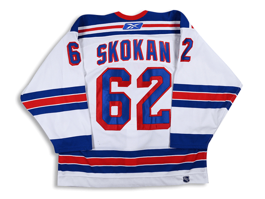 Dávid Skokan 2007 Game Worn New York Rangers Traverse City Rookie Tournament Jersey