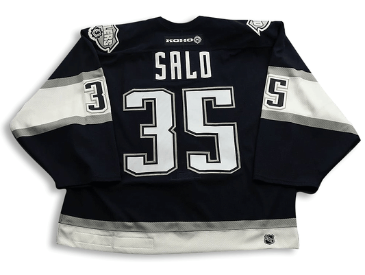 Tommy Salo Game Worn 2001/2002 Edmonton Oilers Alternate Jersey