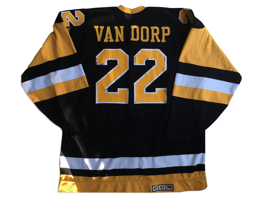 Wayne van Dorp Game Worn 1987/1988 Pittsburgh Penguins Jersey