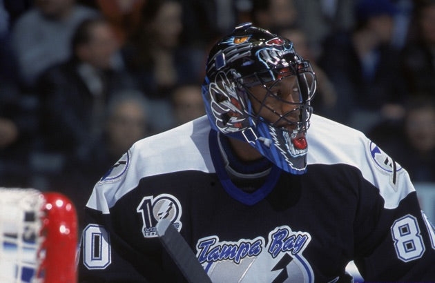 Kevin Weekes Game Worn 2001/2002 Tampa Bay Lightning Mask